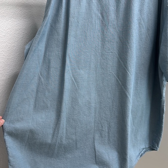 Carhartt Loose Fit Short Sleeve 100% Cotton Men’s 2XL Casual Work Shirt Lt Blue - Picture 11 of 14